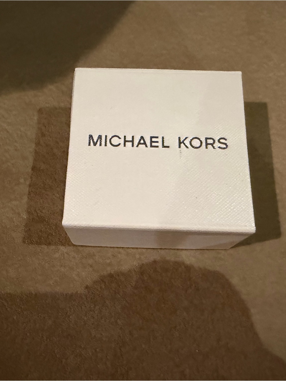 Michael Kors White Logo Jewelry Box